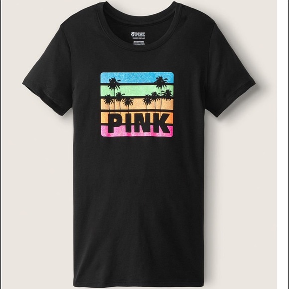 NWT🌴PINK🌴EVERYDAY CREW TEE 🌴T-SHIRT - Picture 1 of 2